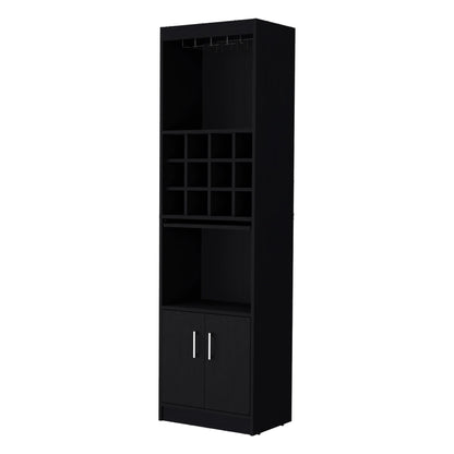 Wenge Bar Cabinet with Wine Storage image 3