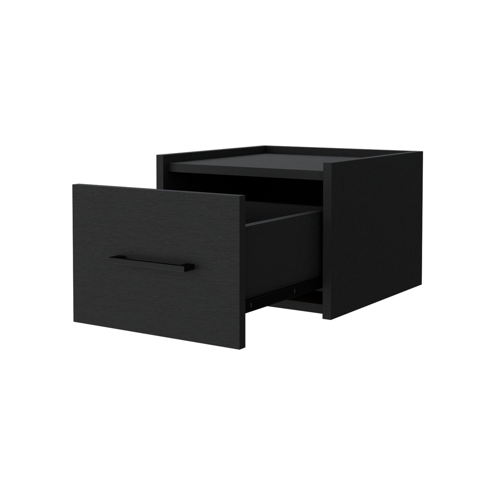 Wenge Wall-Mounted Floating Nightstand image 3