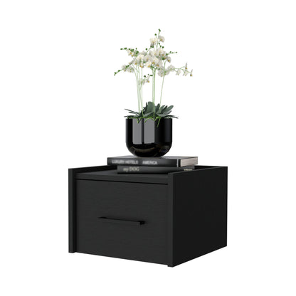 Wenge Wall-Mounted Floating Nightstand image 4