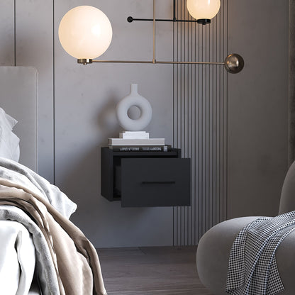 Wenge Wall-Mounted Floating Nightstand image 6