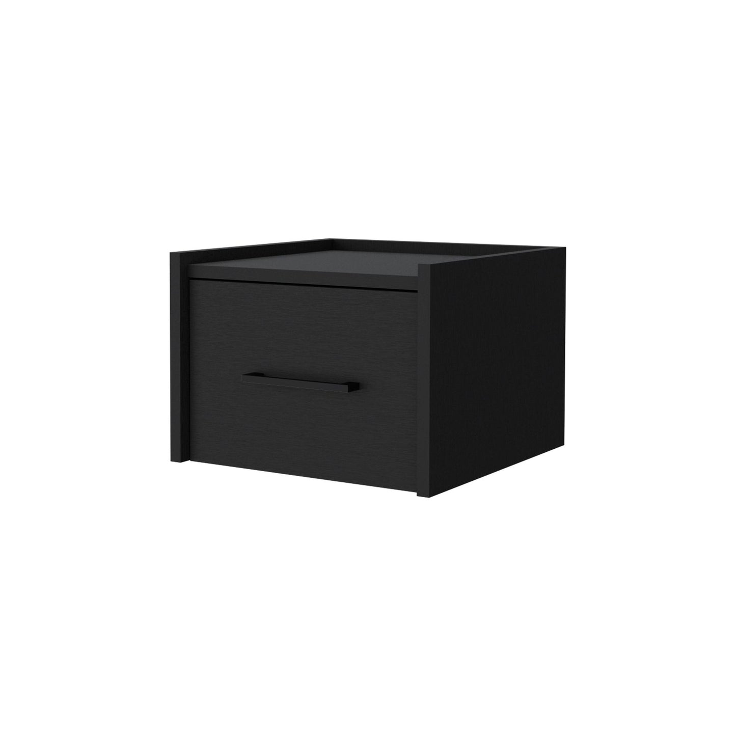 Wenge Wall-Mounted Floating Nightstand image 2