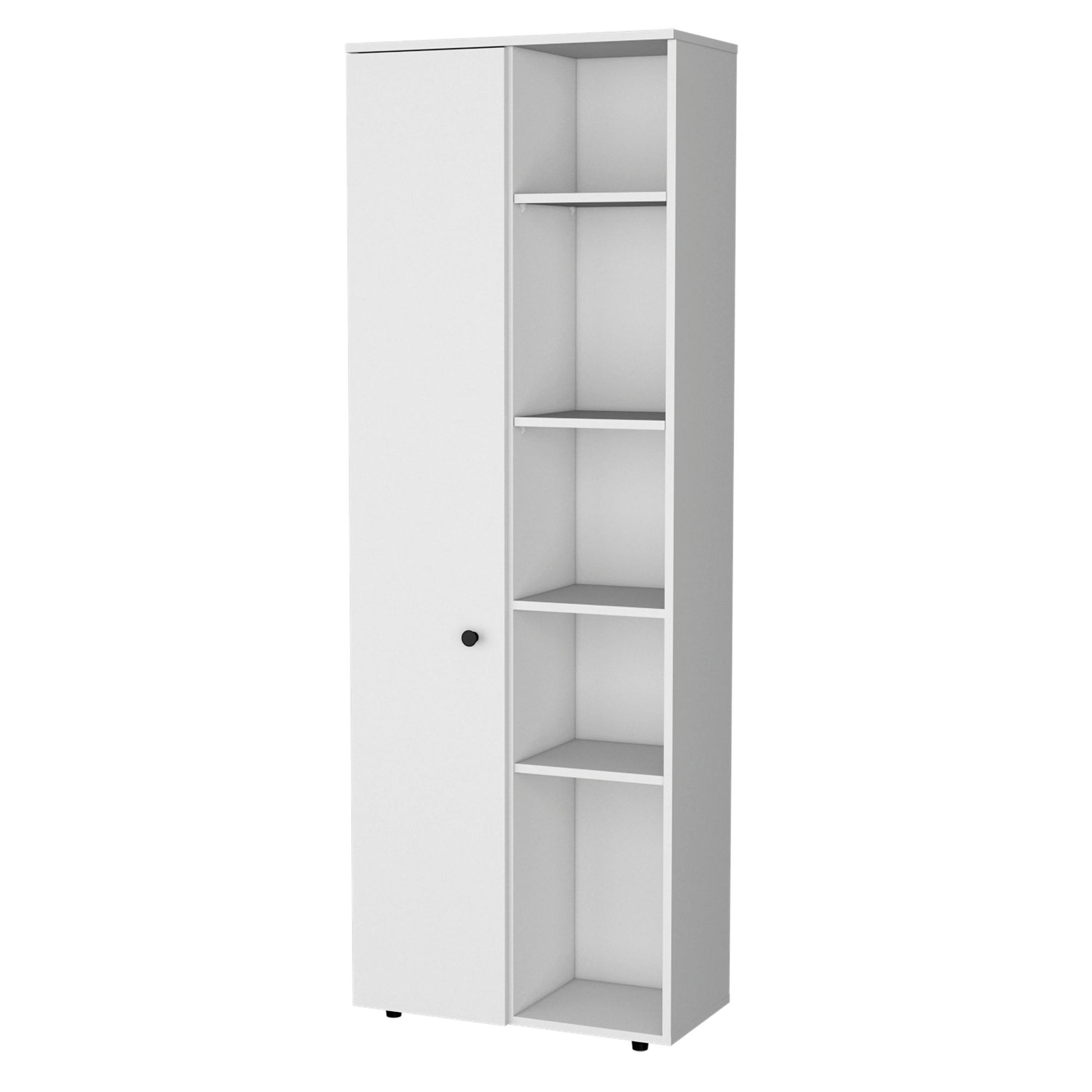 White 1-Door Multistorage Kitchen Pantry image 3