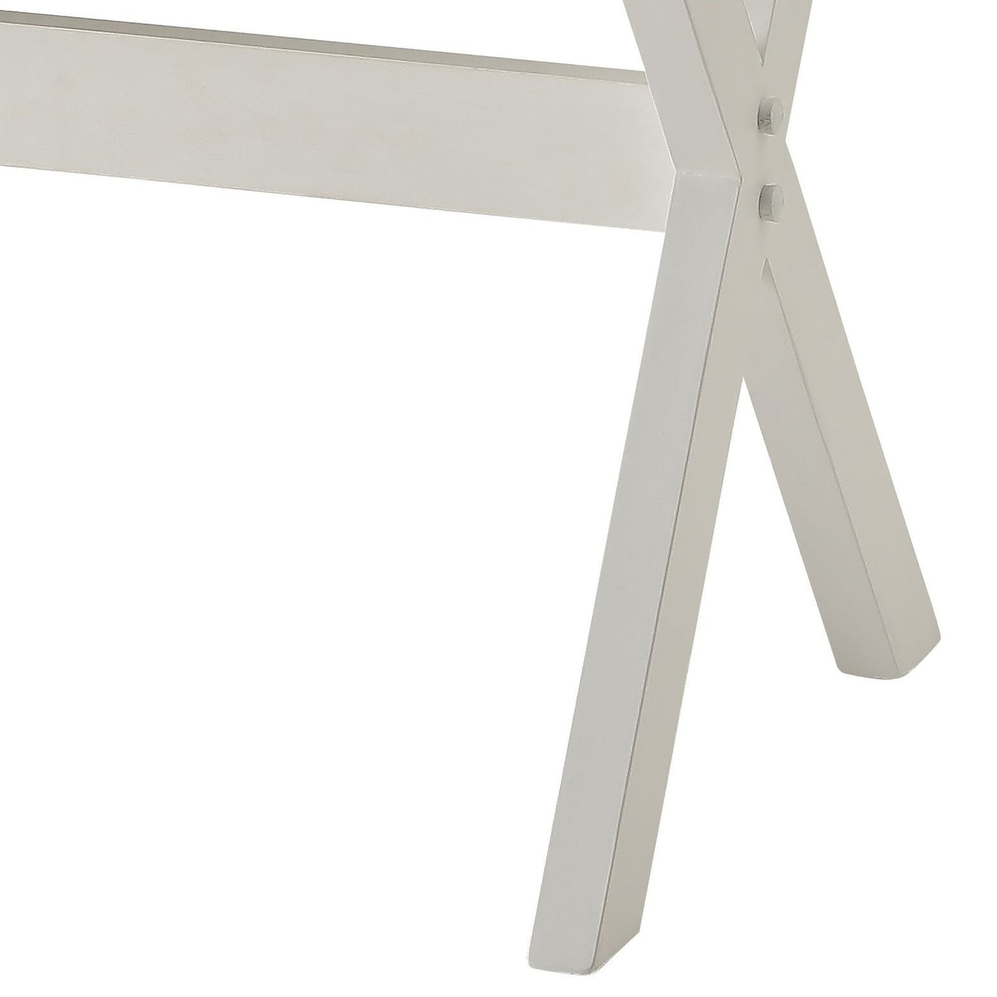 White 1-drawer End Table image 5