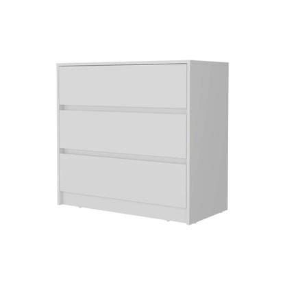 White 3-Drawer Dresser image 2