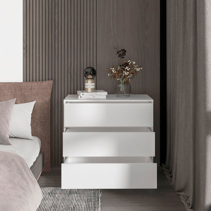 White 3-Drawer Dresser image 4