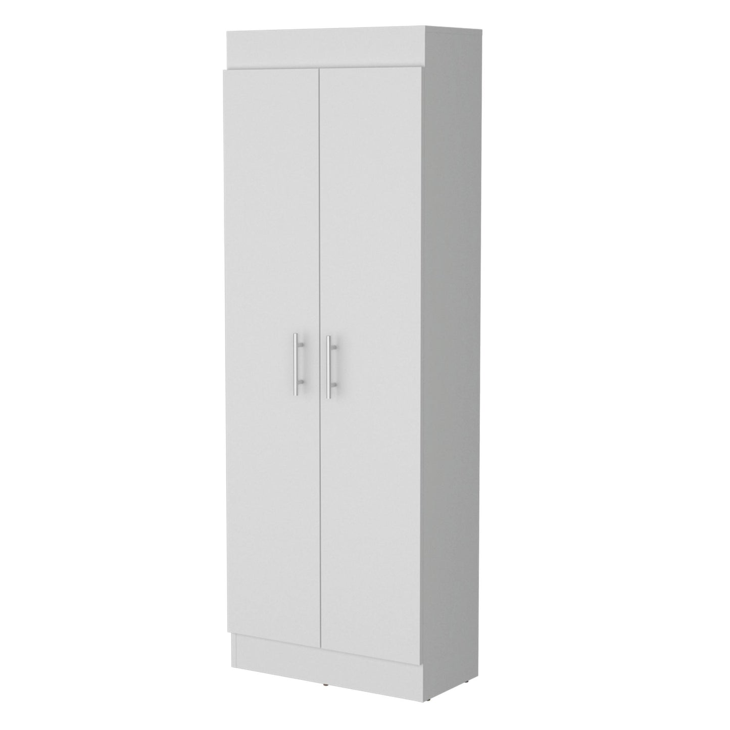 White 5-Shelf Storage Pantry Cabinet image 3
