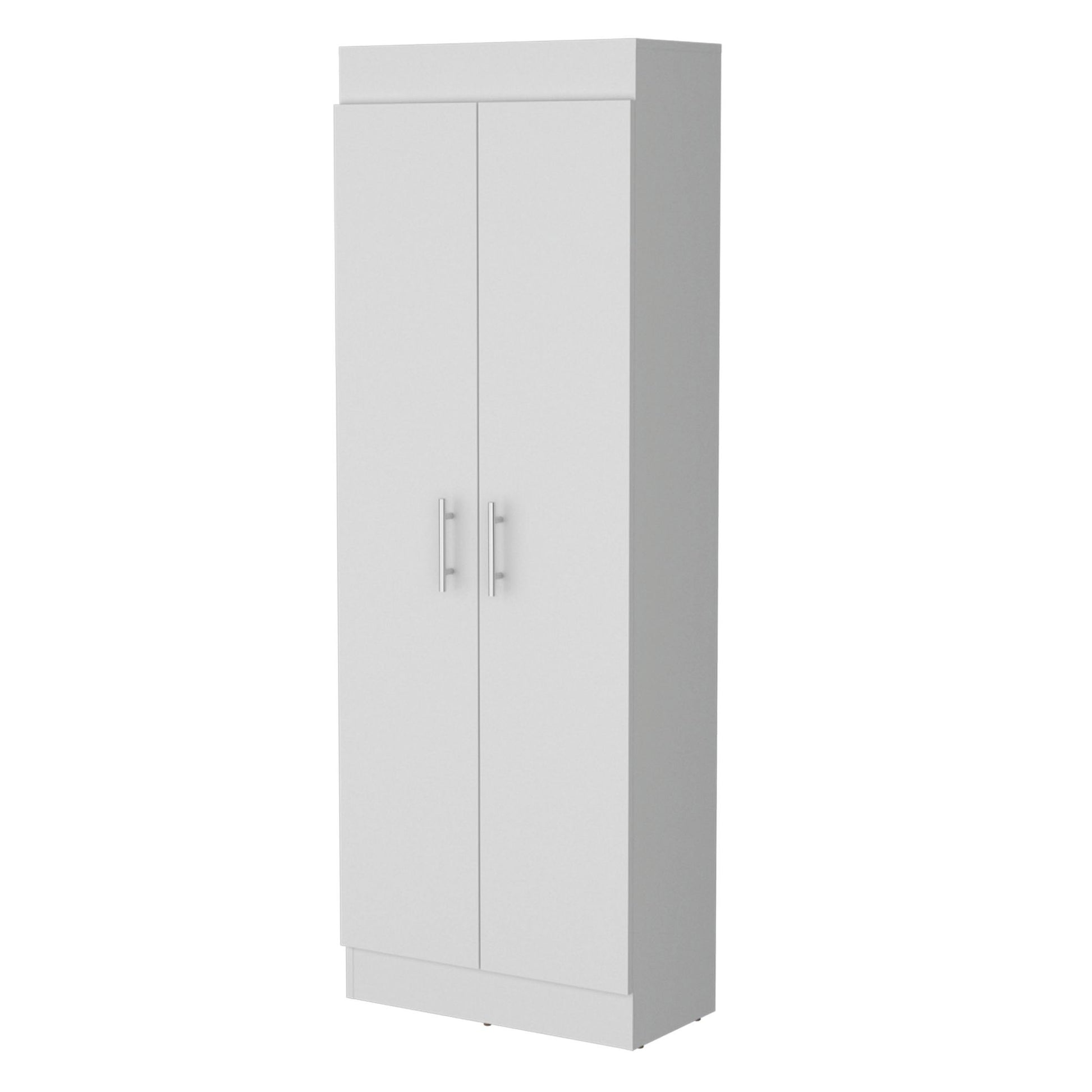 White 5-Shelf Storage Pantry Cabinet image 3