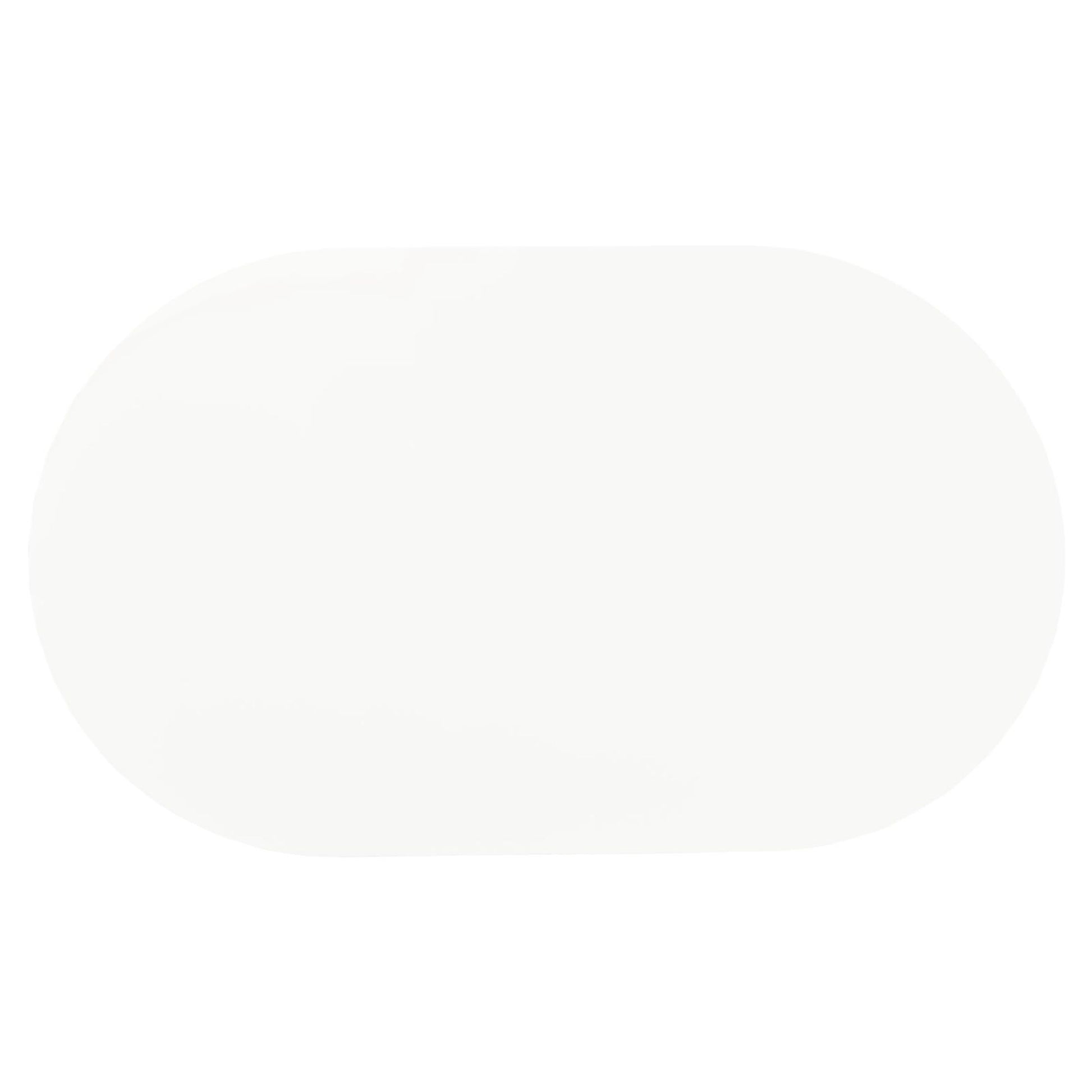 White and Chrome Oval Dining Table image 3