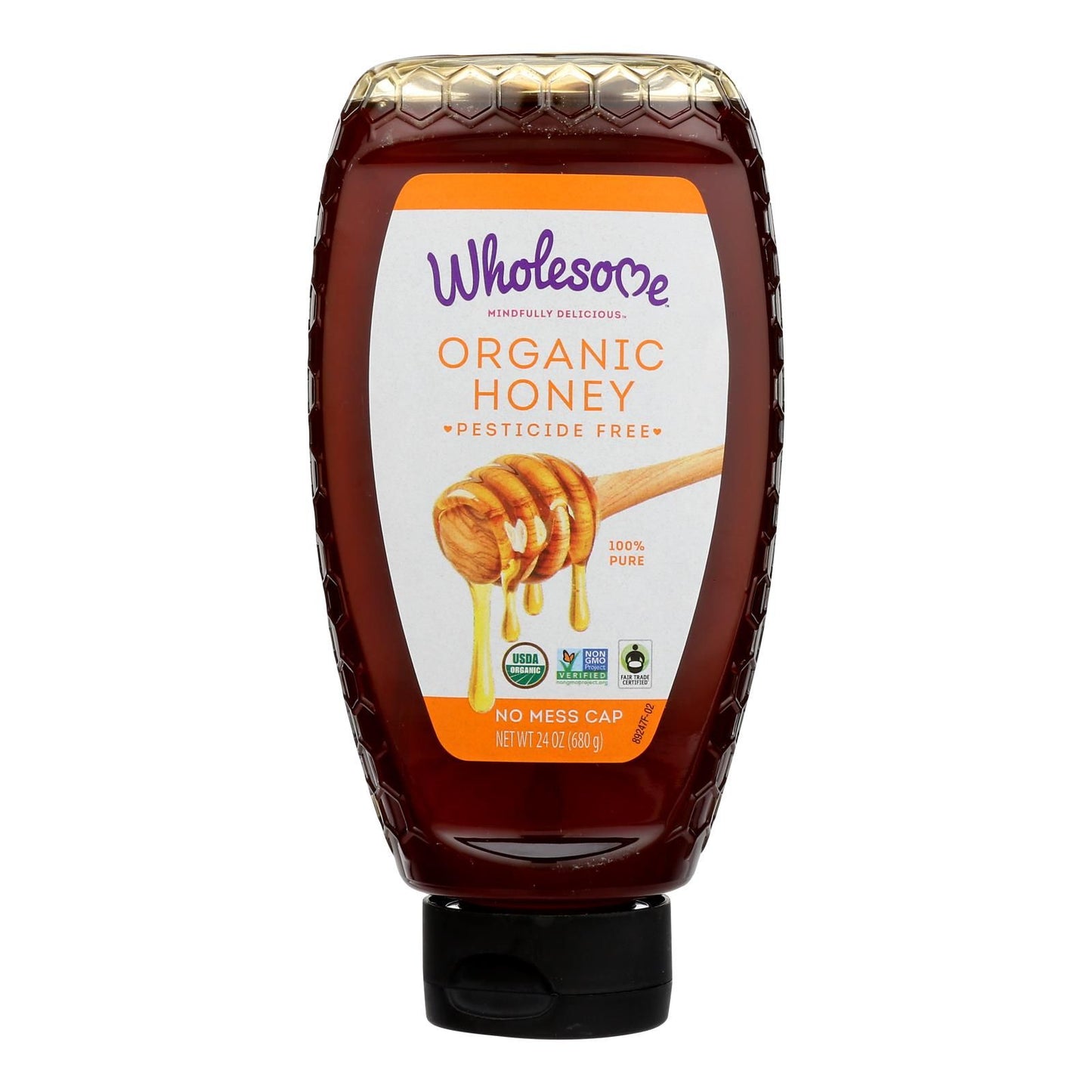 Wholesome! Organic Honey - Case Of 6 - 24 Oz image 1