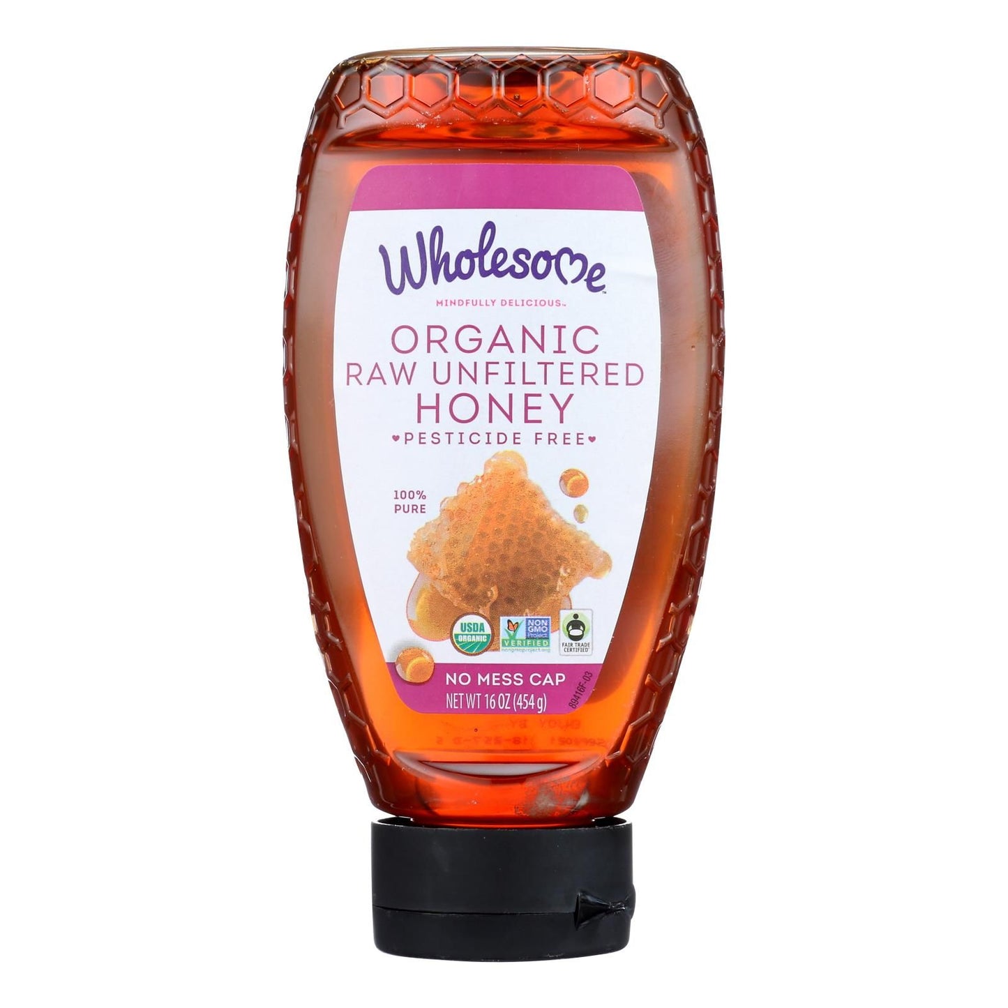 Wholesome Sweeteners Organic Raw - Unfiltered Honey - Case Of 6 - 16 Oz. image 2