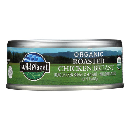 Wild Planet Organic Canned Chicken Breast - Roasted - Case Of 12 - 5 Oz image 2