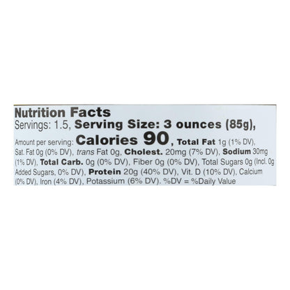 Wild Planet Wild Skipjack Light Tuna - No Salt Added - Case Of 12 - 5 Oz. image 3