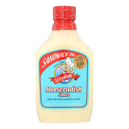 Woeber's Sauce - Horseredish - Case Of 6 - 16 Oz. image 1