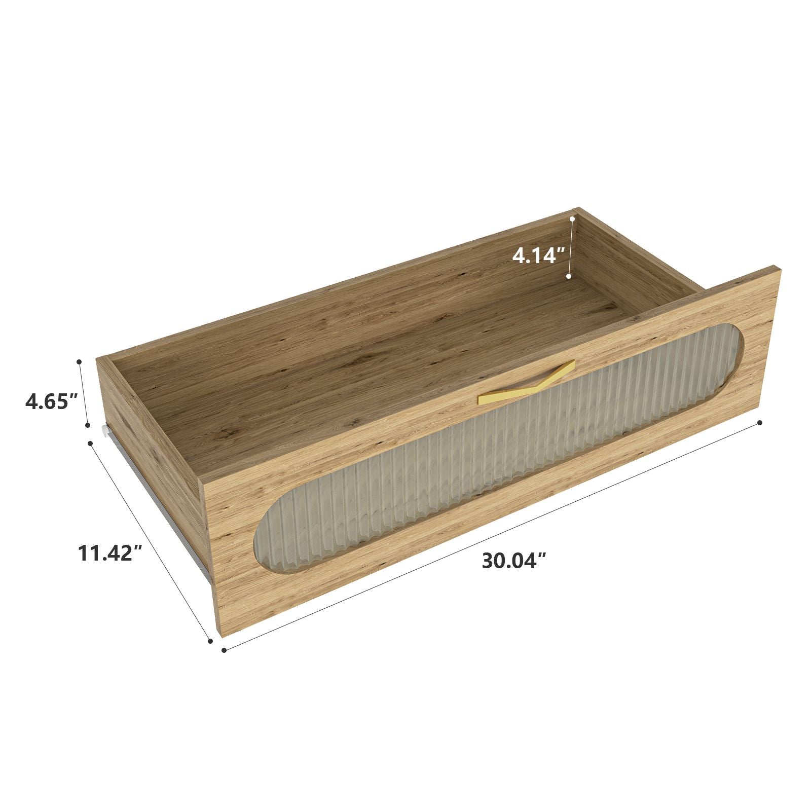 Wood 4 Drawer Dresser for Bedroom, Large Double Dresser with Wide Drawers, Modern Chest of Drawers,Storage Organizer Dre image 5
