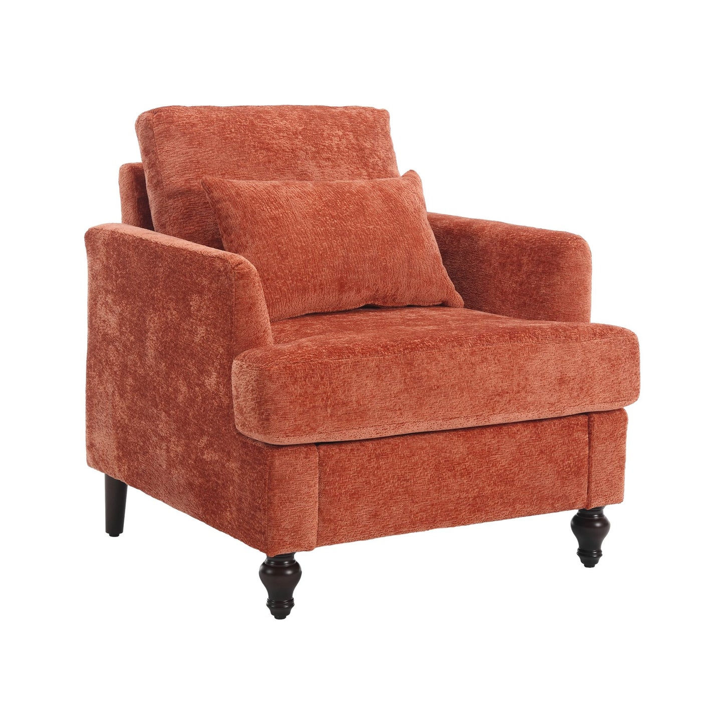Wood Frame Armchair, Modern Accent Chair Lounge Chair for Living Room,Tufted Club Chair, Mid Century Modern Arm Chairs w image 12