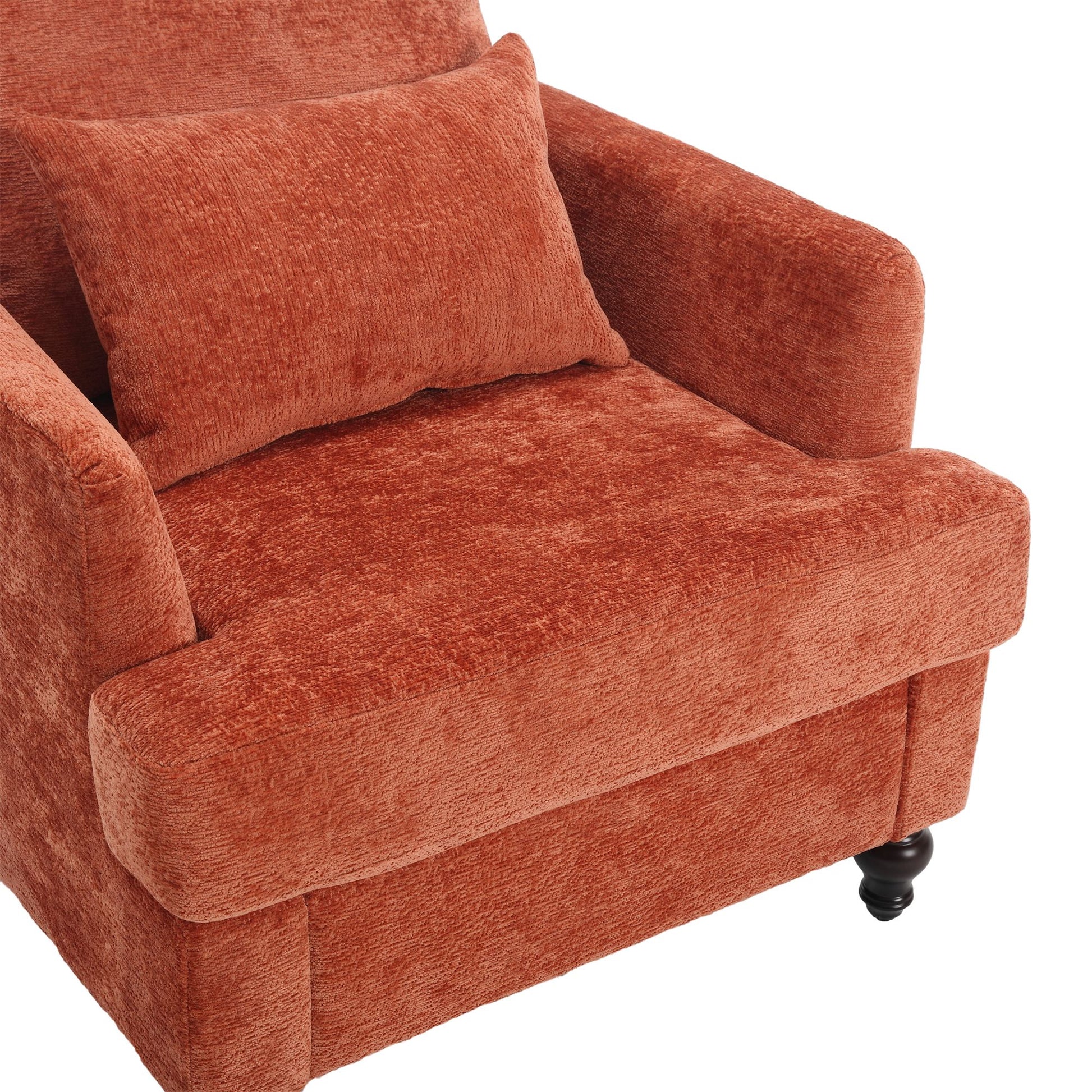Wood Frame Armchair, Modern Accent Chair Lounge Chair for Living Room,Tufted Club Chair, Mid Century Modern Arm Chairs w image 19