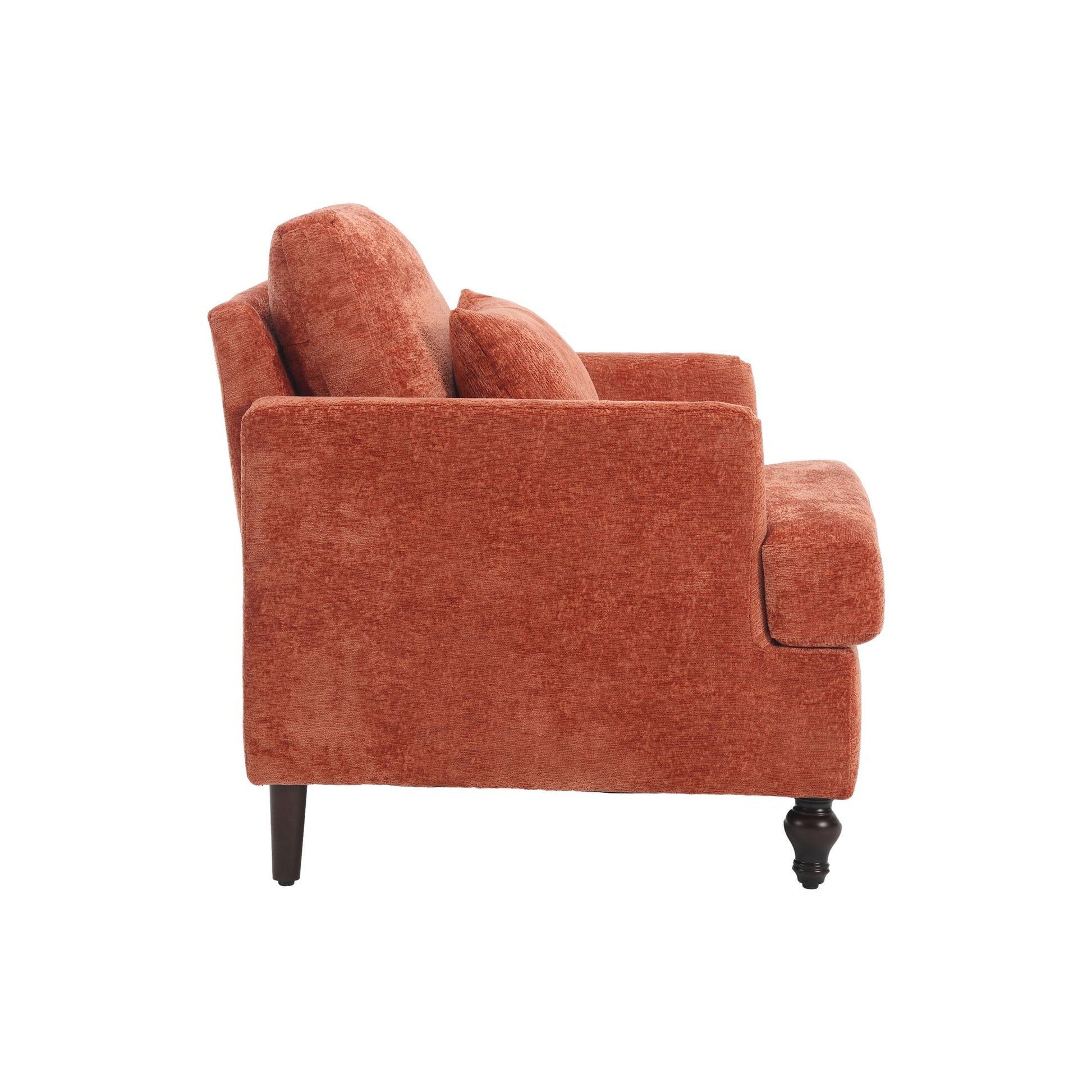 Wood Frame Armchair, Modern Accent Chair Lounge Chair for Living Room,Tufted Club Chair, Mid Century Modern Arm Chairs w image 14