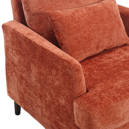 Wood Frame Armchair, Modern Accent Chair Lounge Chair for Living Room,Tufted Club Chair, Mid Century Modern Arm Chairs w image 18