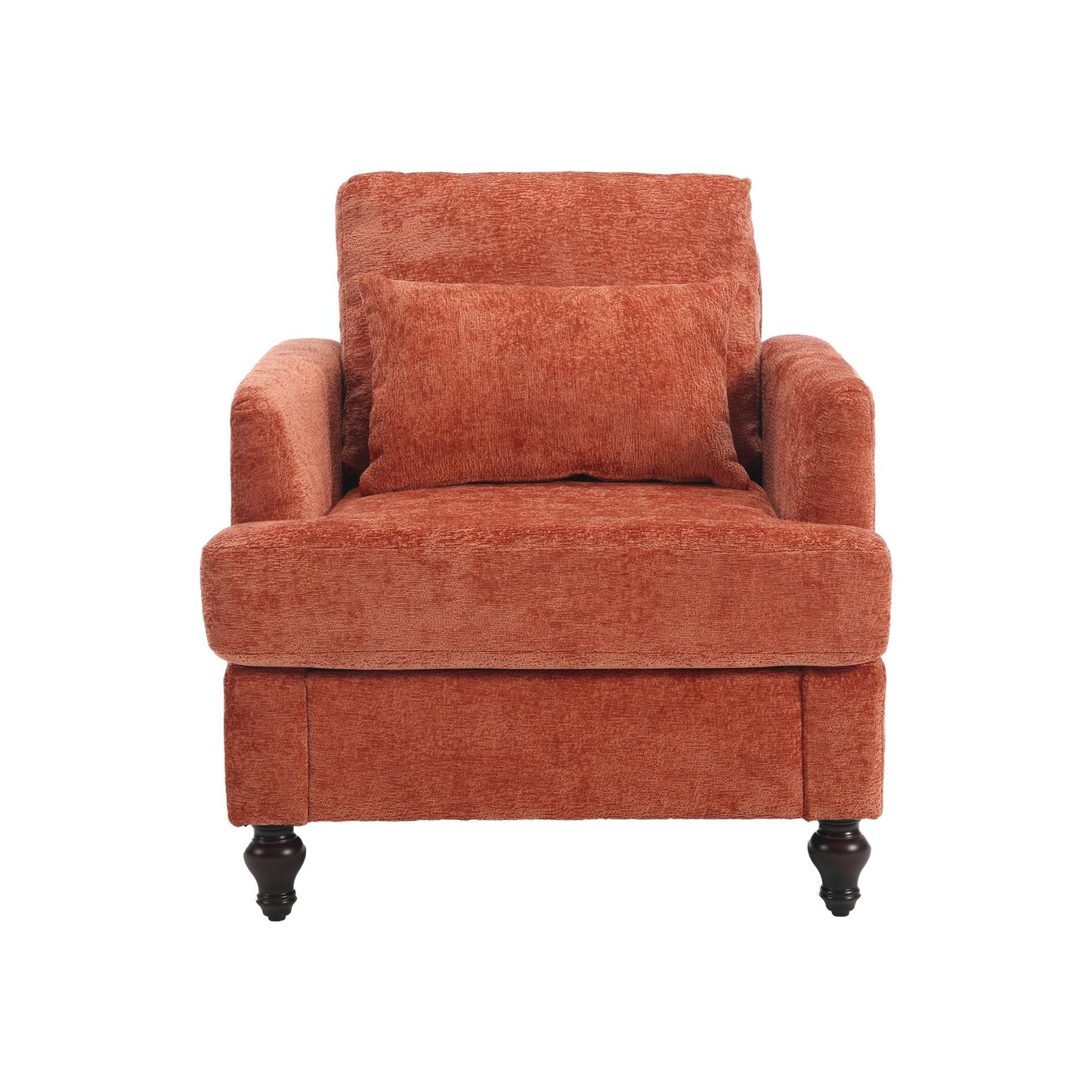 Wood Frame Armchair, Modern Accent Chair Lounge Chair for Living Room,Tufted Club Chair, Mid Century Modern Arm Chairs w image 11