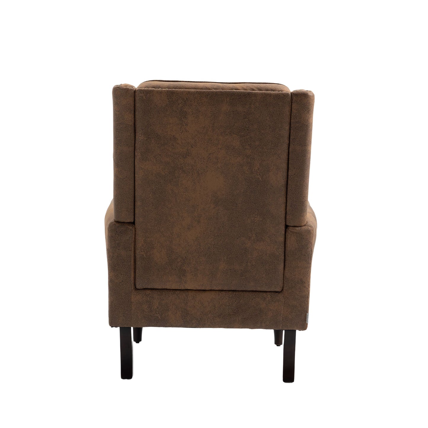 Wood Frame Armchair, Modern Accent Chair Lounge Chair with Sturdy Wood Legs for Living Room Bedroom (Coffee) image 15