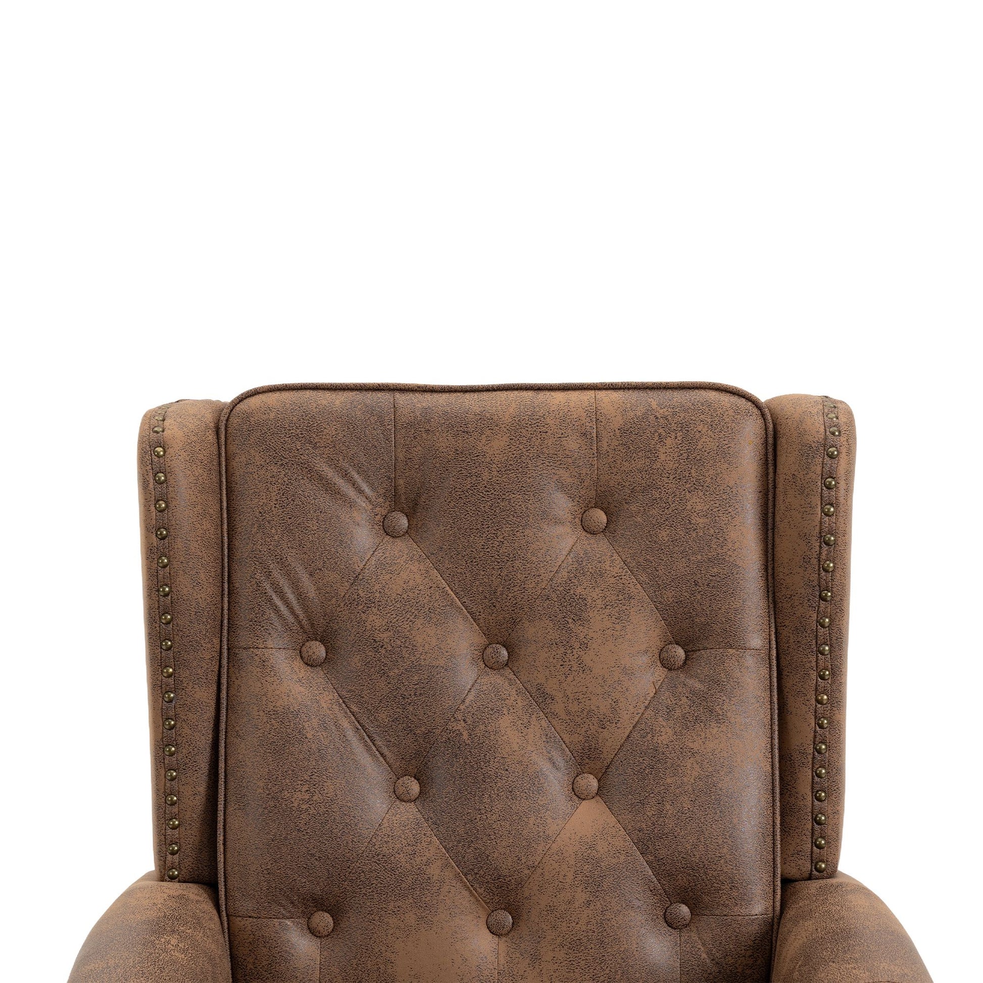 Wood Frame Armchair, Modern Accent Chair Lounge Chair with Sturdy Wood Legs for Living Room Bedroom (Coffee) image 17