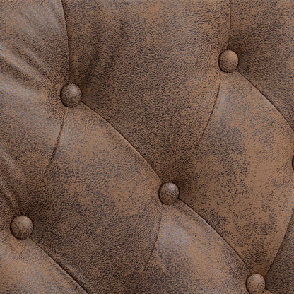 Wood Frame Armchair, Modern Accent Chair Lounge Chair with Sturdy Wood Legs for Living Room Bedroom (Coffee) image 16