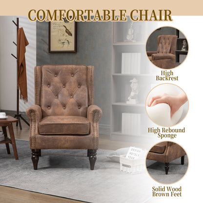 Accent chair with high-resiliency foam cushion - detail