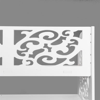 Wood-plastic Board Six Tiers Carved Shoe Rack White - Packaging