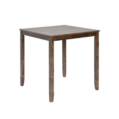 Wooden Dining Square Table, Kitchen Table for Small Space, 4 Person Counter Height Table, Walnut
ONLY THE TABLE image 7