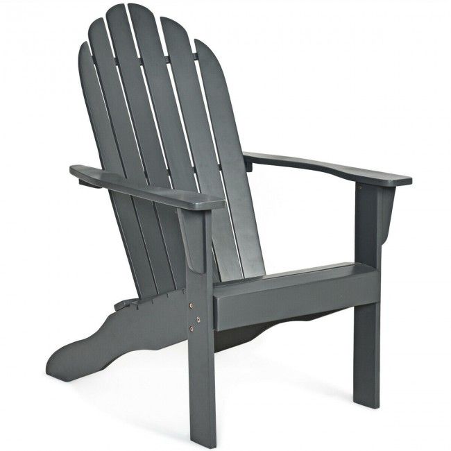 Wooden Outdoor Lounge Chair with Ergonomic Design for Yard and Garden image 10
