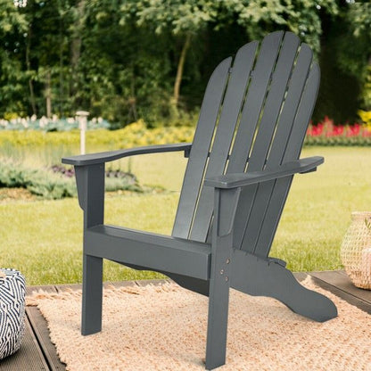 Wooden Outdoor Lounge Chair with Ergonomic Design for Yard and Garden image 13