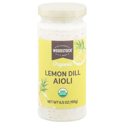 Woodstock - Lemon Dill Aioli - Case Of 6-6.5 Oz image 1