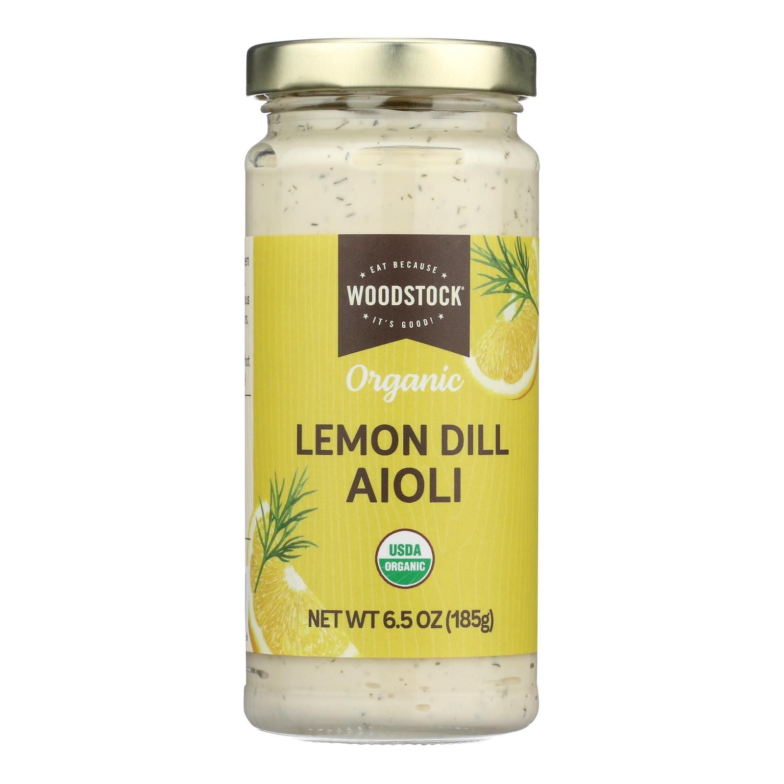 Woodstock - Lemon Dill Aioli - Case Of 6-6.5 Oz image 2