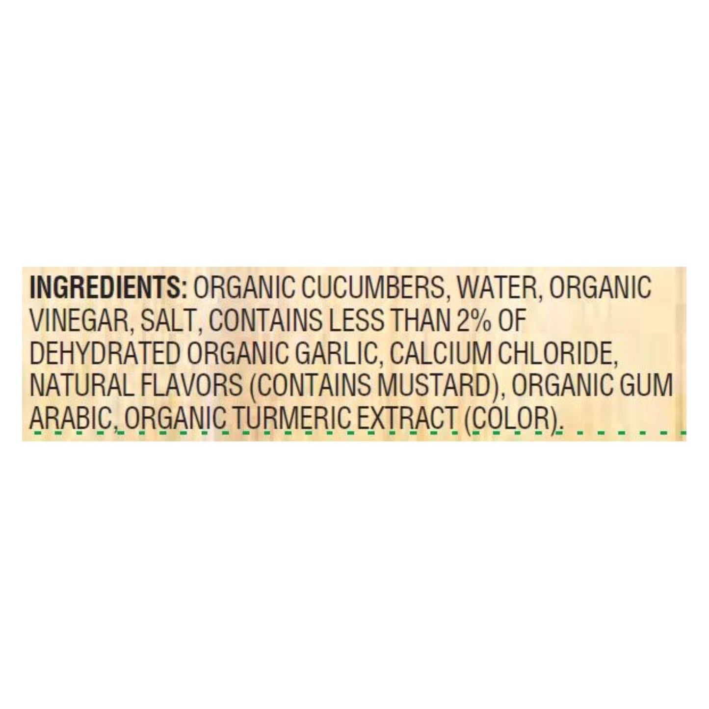 Woodstock Organic Kosher Baby Dill Pickles - Case Of 6 - 24 Oz image 3