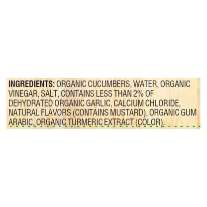 Woodstock Organic Kosher Baby Dill Pickles - Case Of 6 - 24 Oz image 3