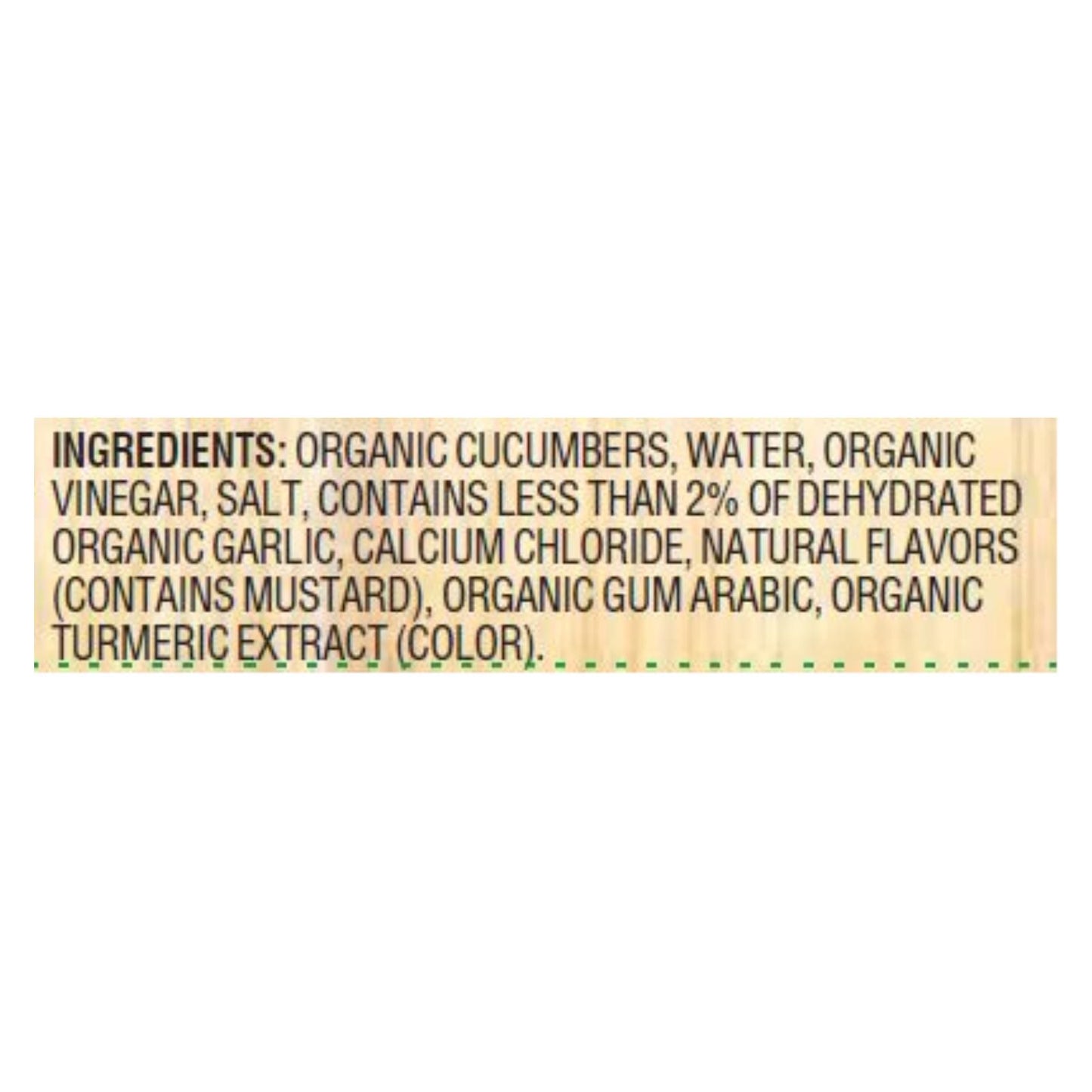 Woodstock Organic Kosher Whole Dill Pickles - Case Of 6 - 24 Oz image 3