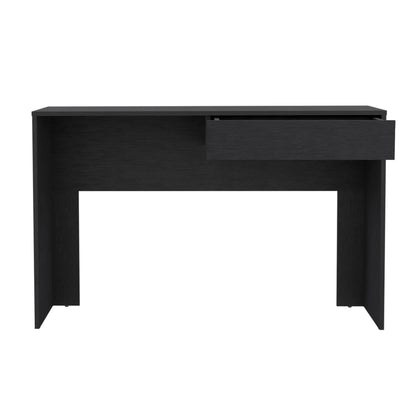 Writing Computer Desk with One Drawer, Black image 5