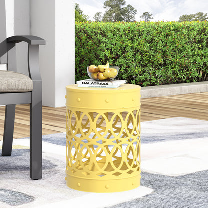 Outdoor Metal end Table -Large image 3