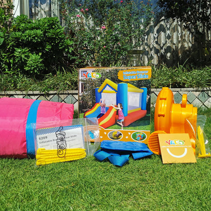 YARD Bounce House Inflatable Bounce House with Basketball Hoop Royal Bouncer for Kids, Outdoor Bouncy House, Durable Sea image 7
