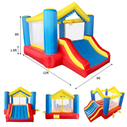 YARD Bounce House Inflatable Bounce House with Basketball Hoop Royal Bouncer for Kids, Outdoor Bouncy House, Durable Sea image 4