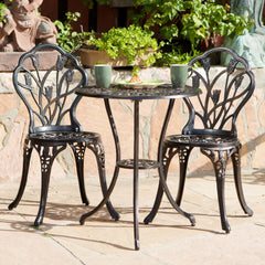 NASSAU CAST 3PC BISTRO SET