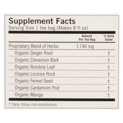 Yogi Tea - Organic - Mango Ginger - Case Of 6 - 16 Bag image 2
