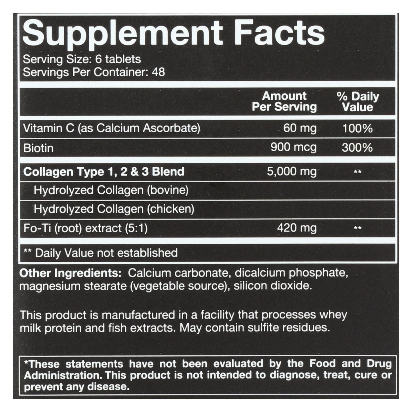 Youtheory Collagen - Mens - Advanced - 290 Tablets image 1