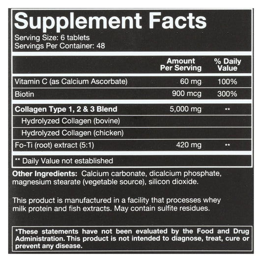 Youtheory Collagen - Mens - Advanced - 290 Tablets image 1