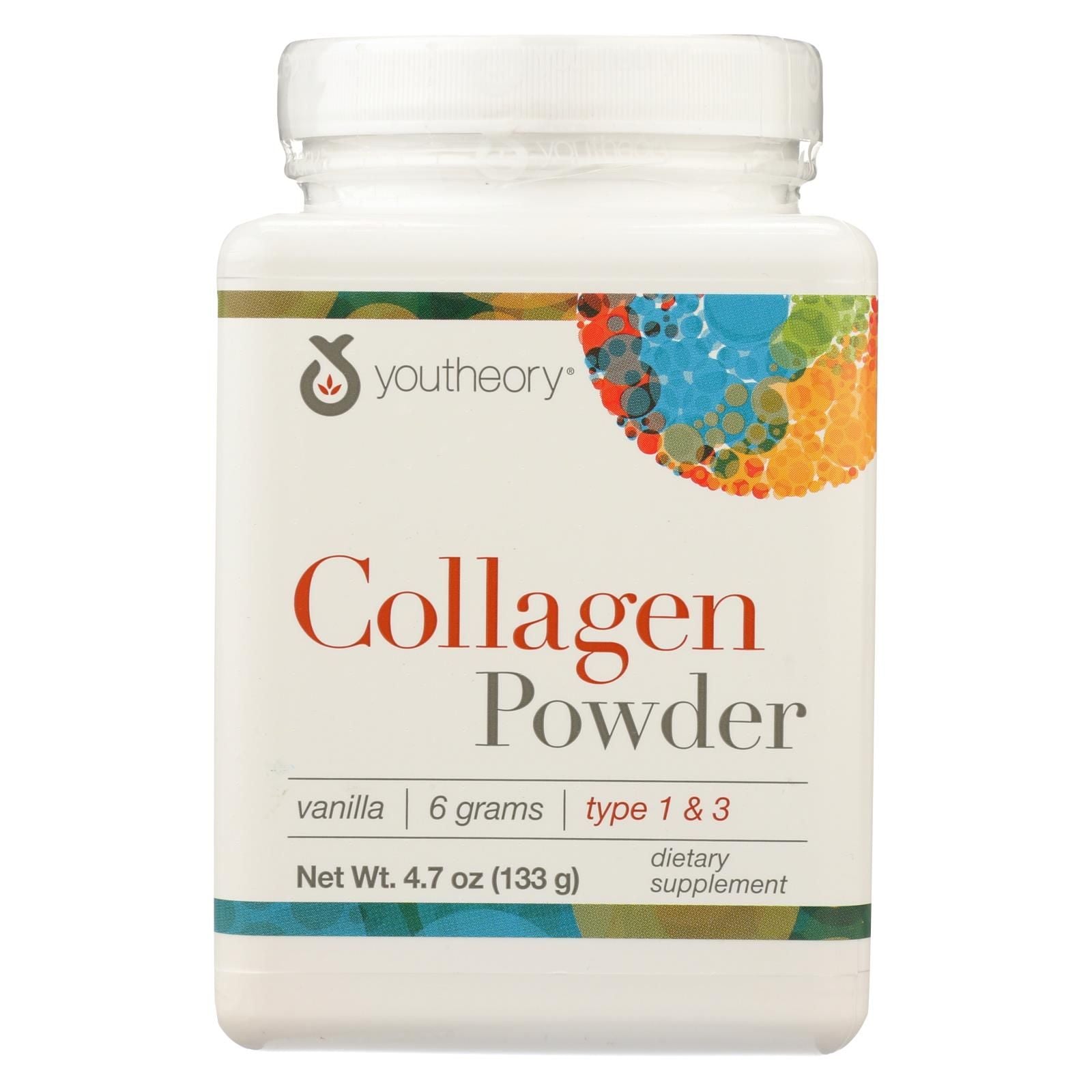 Youtheory Collagen - Powder - Vanilla - 4.7 Oz image 1