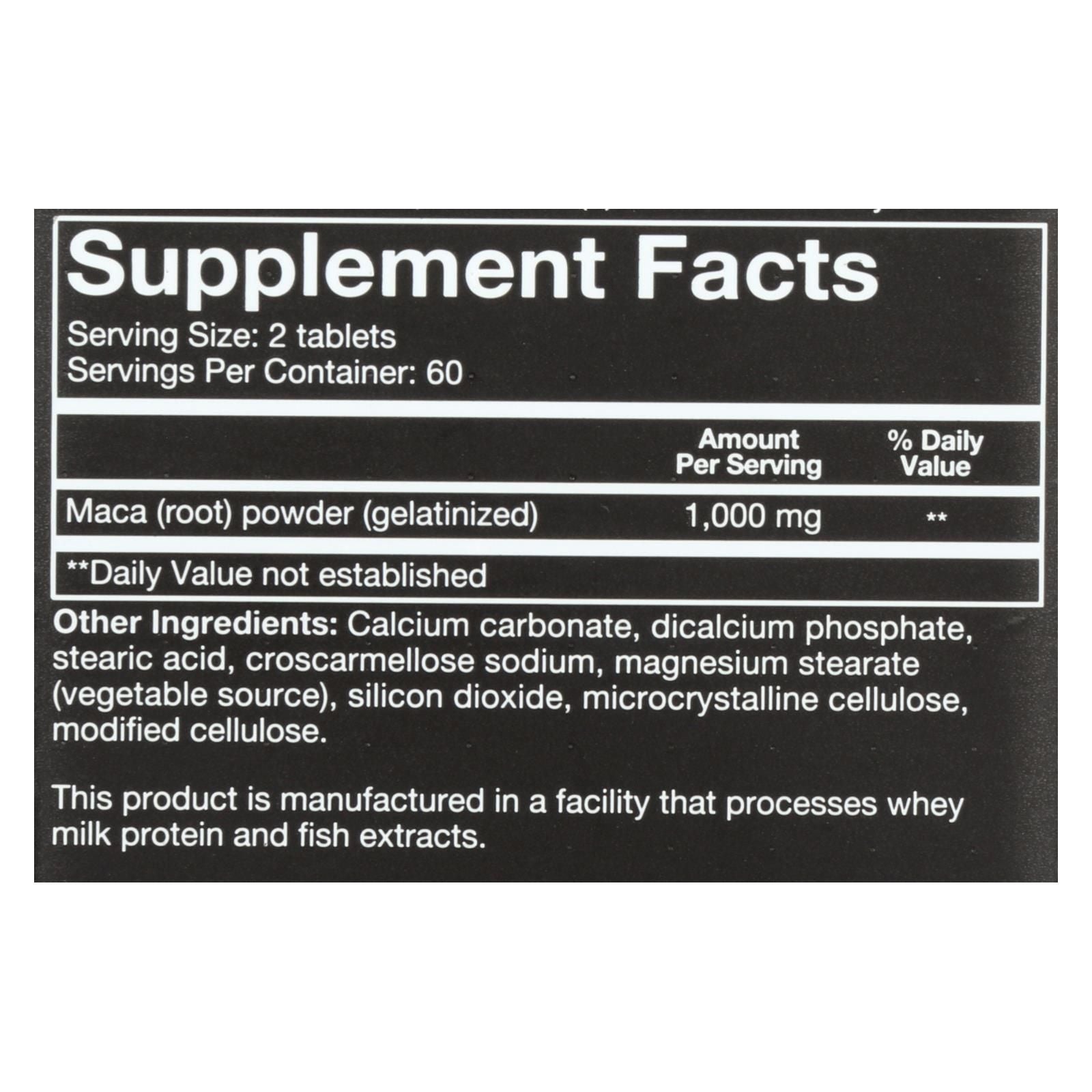 Youtheory Dietary Supplement Men's Maca - 1 Each - 120 Tab image 3