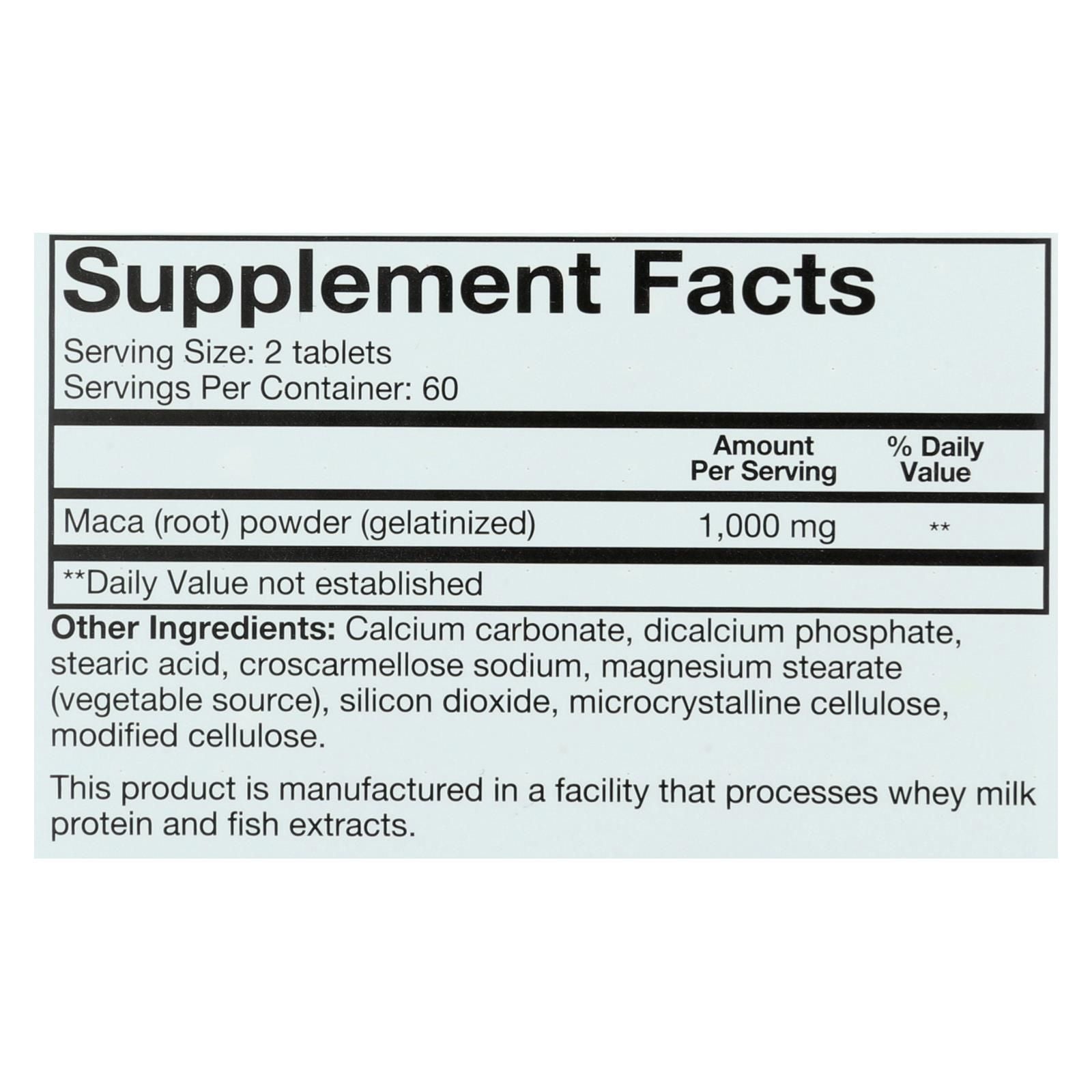 Youtheory Dietary Supplement Women's Maca Root Advanced - 1 Each - 120 Tab image 3