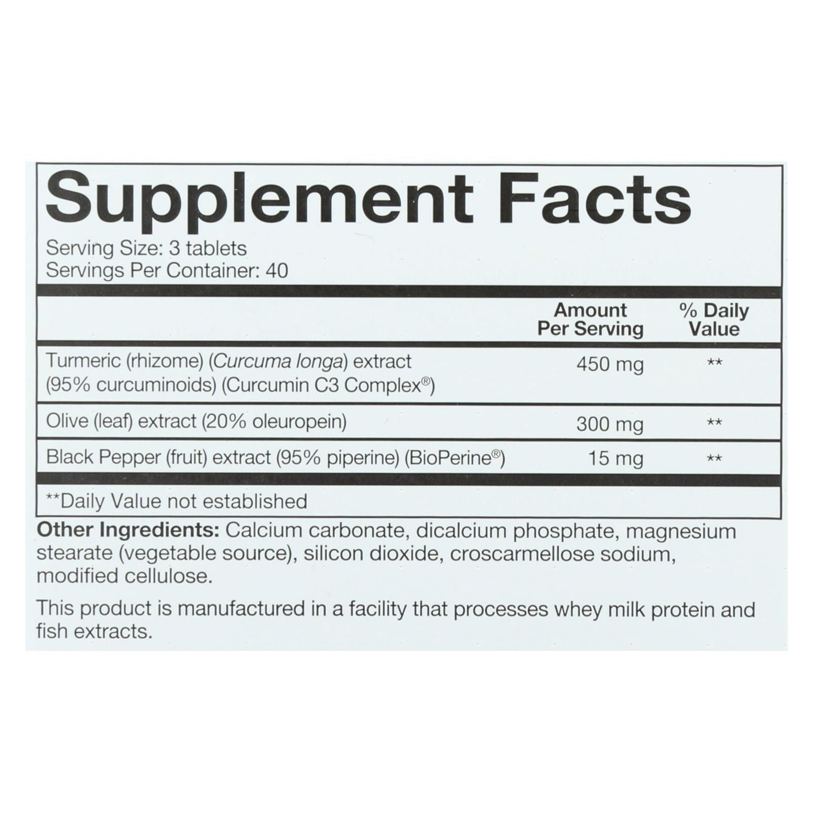 Youtheory Turmeric - Advanced Formula - 120 Tablets image 3