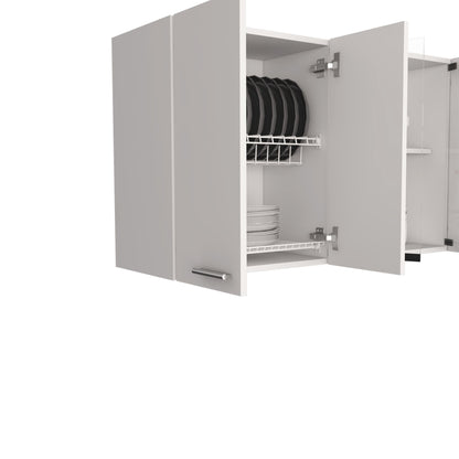 Yuma 150" Wall Cabinet, Two Close Cabinets, Two Open Shelves image 8