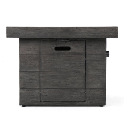 ANCHORAGE 32'' WOOD SQUARE MGO FIRE PIT GREY - 40,000 BTU image 10